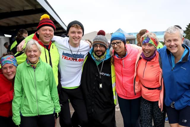 Friends group. Southsea parkrun, Clarence Esplanade Picture: Chris Moorhouse (160319-3)