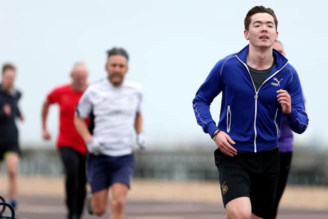 Southsea parkrun, Clarence Esplanade Picture: Chris Moorhouse (160319-23)