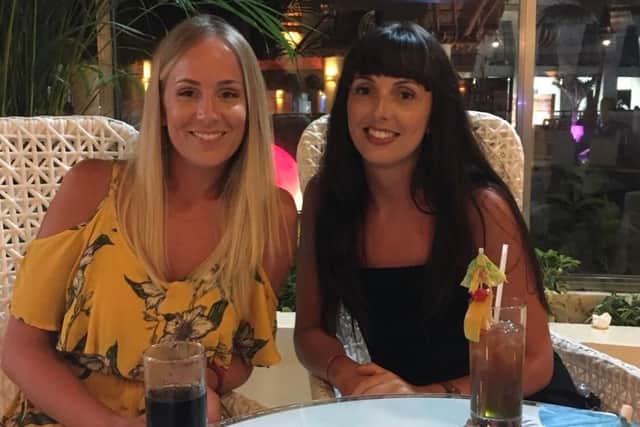 Jerri Cook (left) founded Dippy Cow Nails in 2016. Picture: Jerri Cook