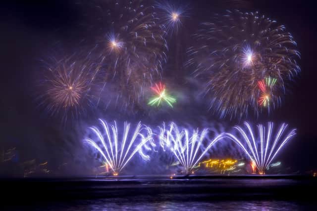 Naval base fireworks March 2019