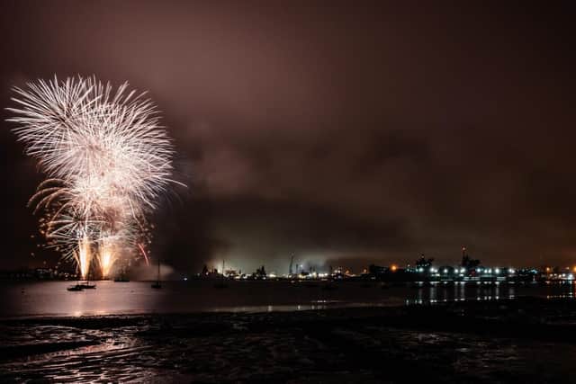 The White Ensign Association 60th Anniversary firework display.
