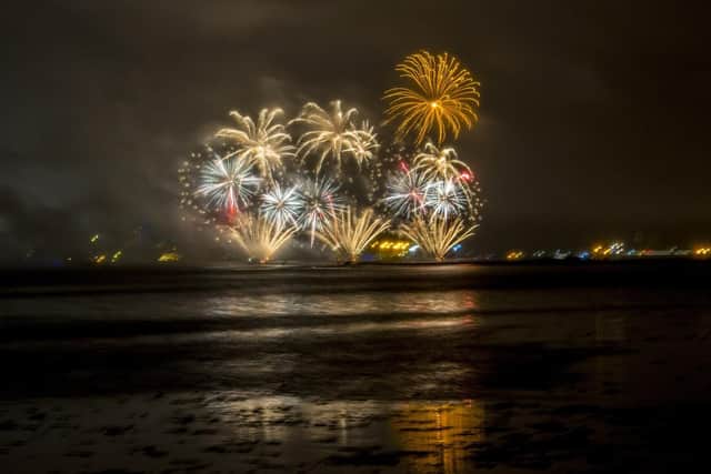 Naval base fireworks March 2019