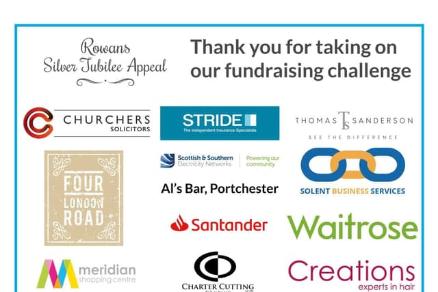 Rowans Hospice corporate sponsors