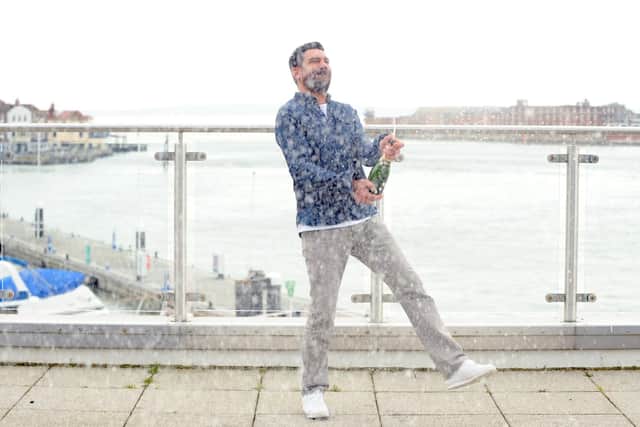Leroy Bagley (42) from Southsea, won 3.8 million in the National Lottery Lotto Jackpot, on Saturday, March 16. Picture: Sarah Standing (210319-3215)