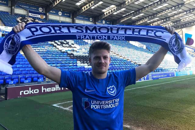Lloyd Isgrove may finally be glimpsed in Pompey colours at Shrewsbury on Saturday. Picture: Dan Smith/Portsmouth FC