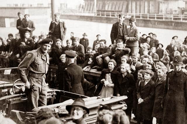 Les McConnell of Milton, as a boy in Portsmouth at the time pf D day during a visit by Field Marshal Montgomery.