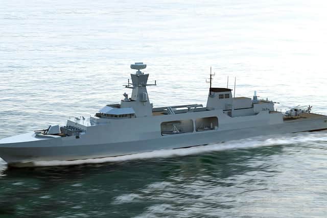 The Type 31e frigate
