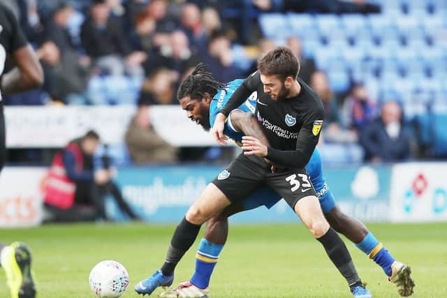 Ben Close in action at Shrewsbury. Picture: Joe Pepler