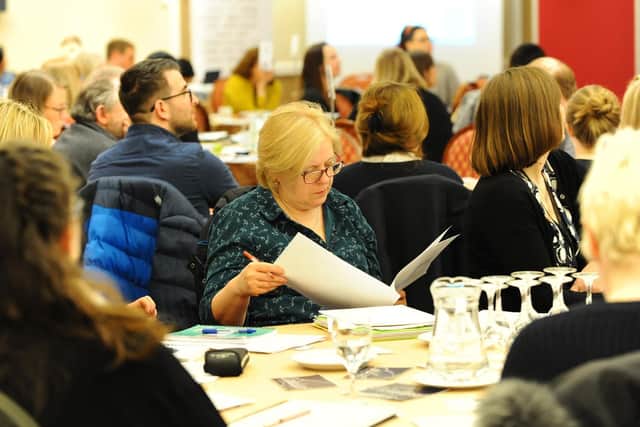 The Wellbeing in Education conference took place on Monday, March 25, at the Marriott Hotel in Portsmouth.

Picture: Sarah Standing (250319-4122)