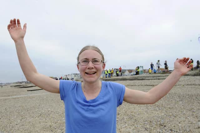 Angela Richardson. The 200th Lee-on-the-Solent parkrun