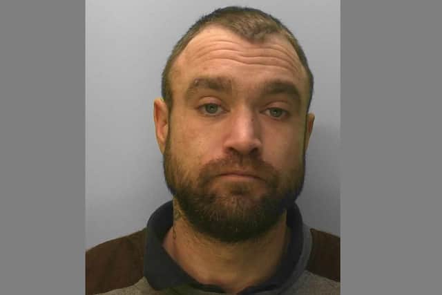 Jason Hodge-Reid was jailed for five years at Portsmouth Crown Court. Picture: Sussex police