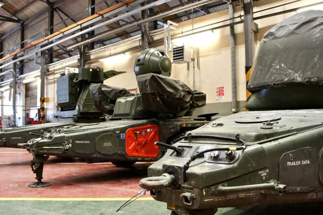 A photo of the Rapier missile systems which will be retired from service in 2020.