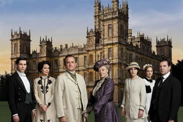 Highclere Castle in Highclere was used as the main filming location for the hit TV drama Downton Abbey, serving as the titular abbey. It was also used for upcoming Downton Abbey film due out this year.
