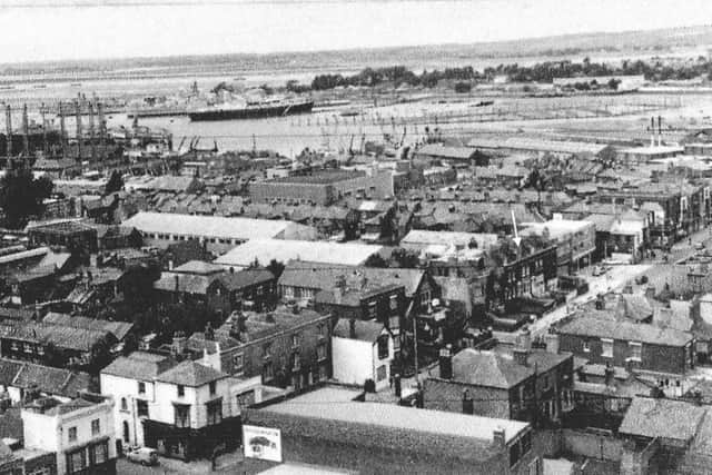 An undated photograph of the northern end of Commercial Road. It looks to me like it is the late 1960s I believe. Photo: Barry Lovett