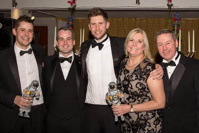 (L-R) Ben Watts, Steve Mullins, Jamie Watts, Debbie Watts & Mick Watts at past conference