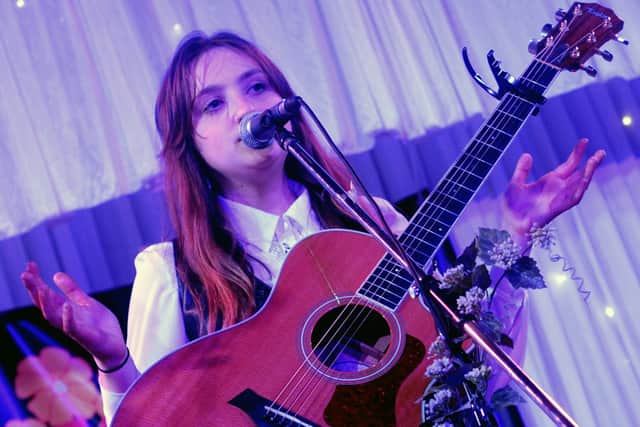 Megan Linford at The Square Tower. Picture: Paul Windsor