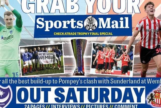 Our Wembley special Sports Mail is out on Saturday