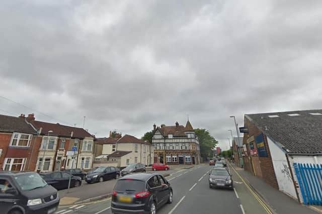 Goldsmith Avenue, in Southsea, where a nine-year-old girl was slapped in the face as she walked home from school on Wednesday. Picture: Google Street View