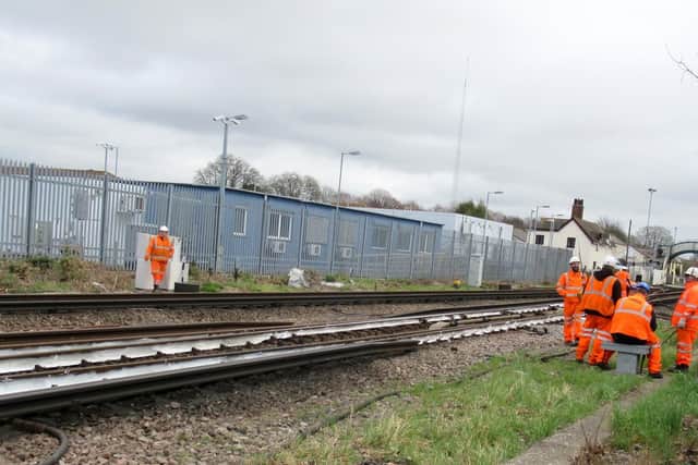 In days past 60ft lengths did not suffer from the same expansion problems as long welded rail (LWR). White paint reflects the suns heat. Photo: Ralph Cousins.