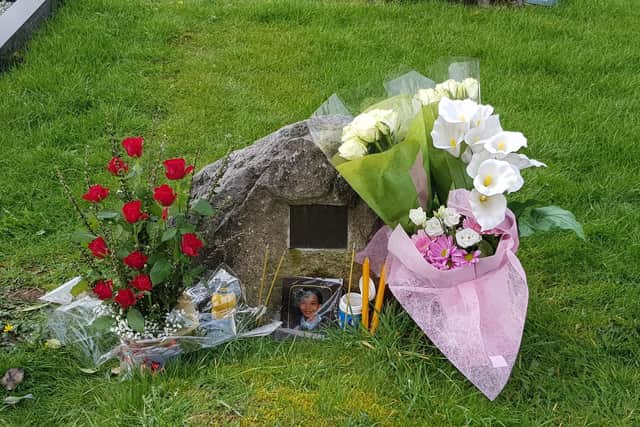 The grave of Lamduan Armitage. Picture: Thai Women Network in the UK