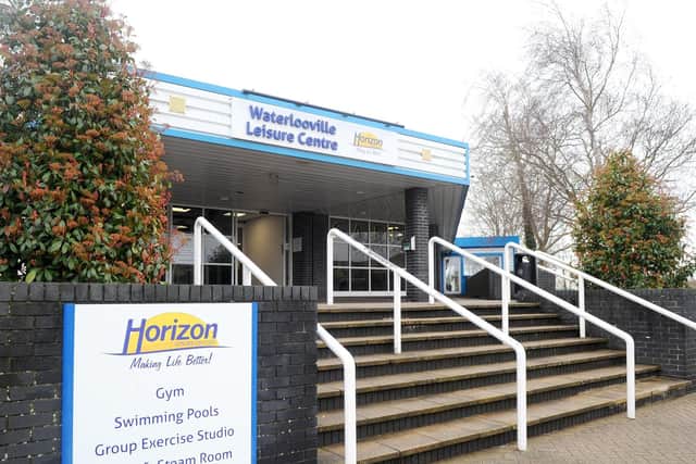 The Horizon Leisure Centre in Waterlooville. Picture: Sarah Standing (140319-1933)