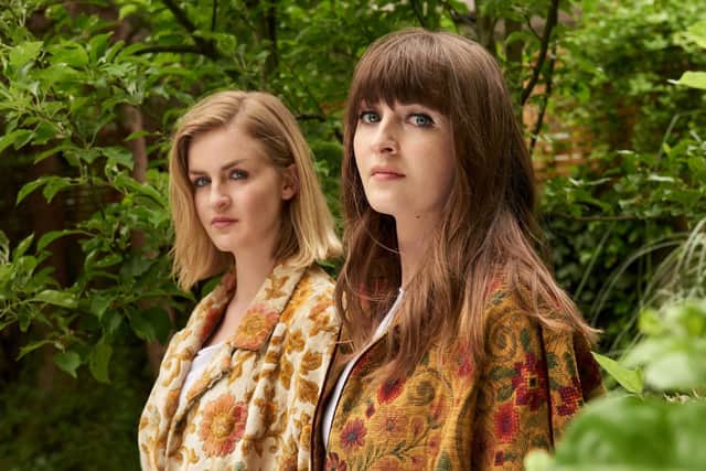 Lizzy and Catherine Ward Thomas. Picture by Damien Fry