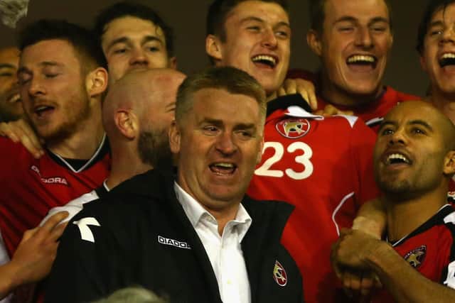Dean Smith led Walsall to the 2015 final, where they lost to Briston City. The Saddlers ended the season 14th in League One. That was two places higher than they sat before they took on eventual double winners Robins.