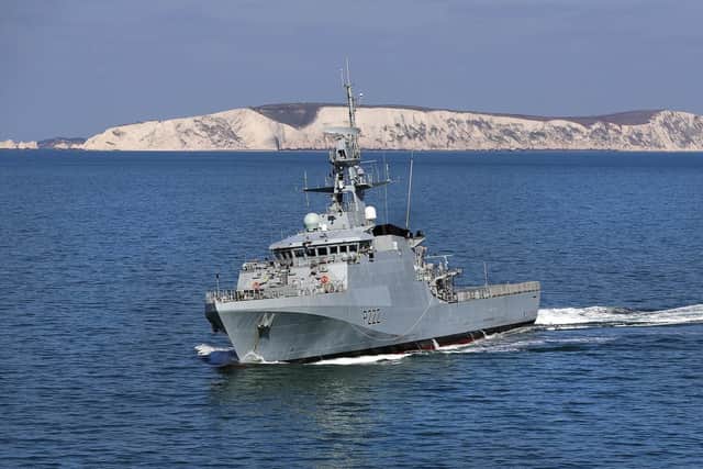 HMS Forth has completed her first week of sea trials off along the south coast.
Photo: LPhot Louise George
