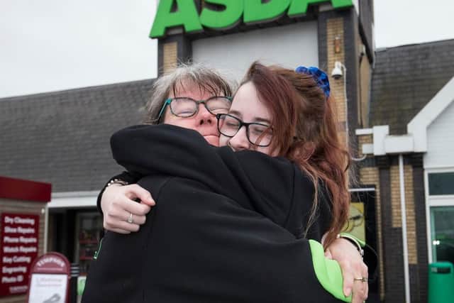 ASDA, Fareham, Mothers Day.
Deanna with mum Zoe Holloway.