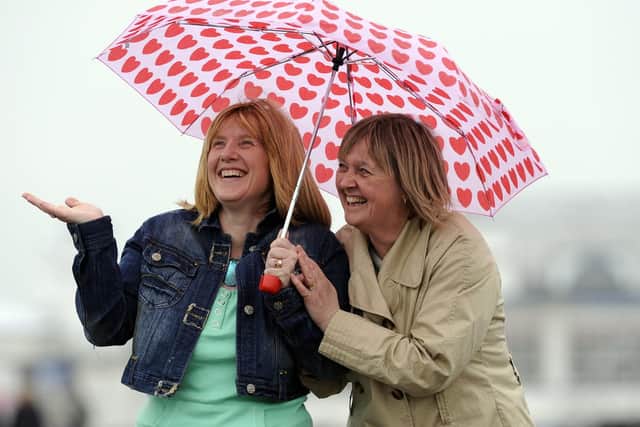April showers are being forecast for the coming days