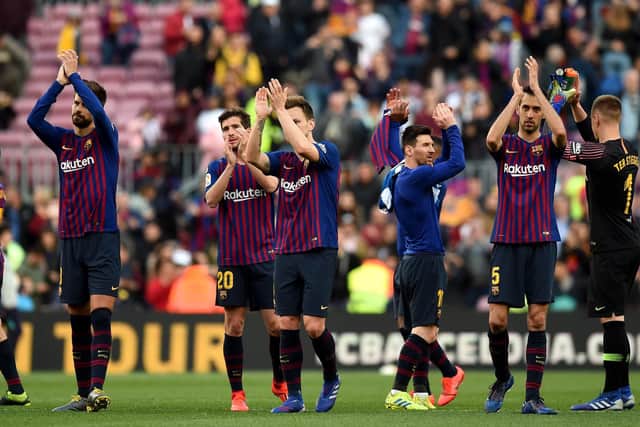 The La Liga meeting at the Nou Camp was the highest attended fixture across Europe this weekend. Lionel Messi and co beat Espanyol 2-0 and 92,795 spectators witnessed the victory.