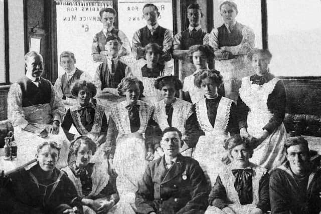Where could you go today to find such smart girls in service today? The ones in this photo are from the Sailors Rest. Photo: Mick Johnson.