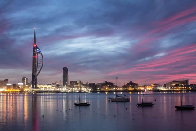 Andrew Fletcher's photograph, 'Sunrise,' part of Losing My Sight's exhibition.