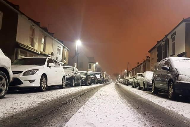 Snow in Portsmouth earlier this year. Picture: Zaini Kamarol Zaman