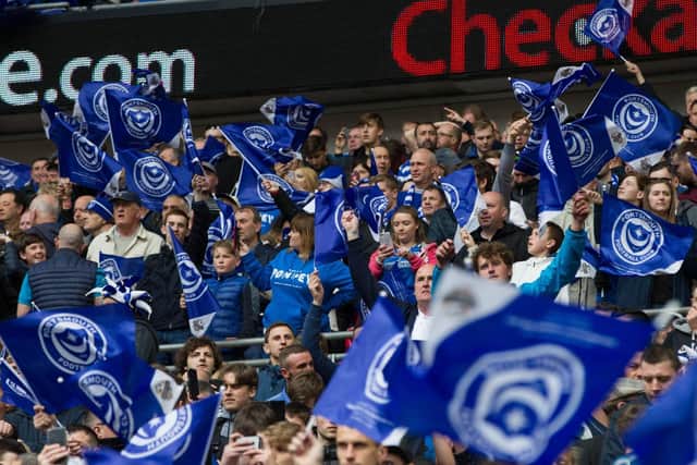 More than 40,000 fans made the trip up to Wembley from the South Coast on Sunday. Picture: Dave Taylor/ LMSMag
