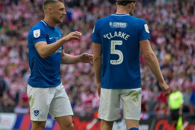 Matthew Clarke during the Checkatrade Trophy final. Picture: Dave Taylor/ LMSMag