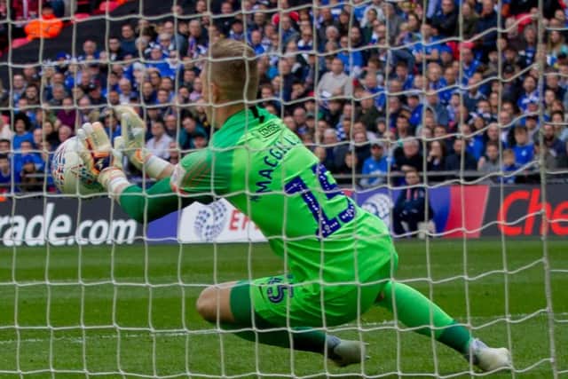 Craig Macgillivray makes a save during the final. Picture: Dave Taylor/ LMSMag