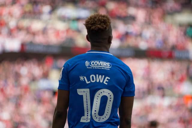 Jamal Lowe during the Checkatrade Trophy final. Picture: Dave Taylor/ LMSMag