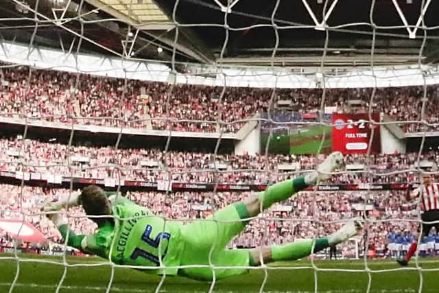 Craig MacGillivray saves Lee Cattermole's penalty