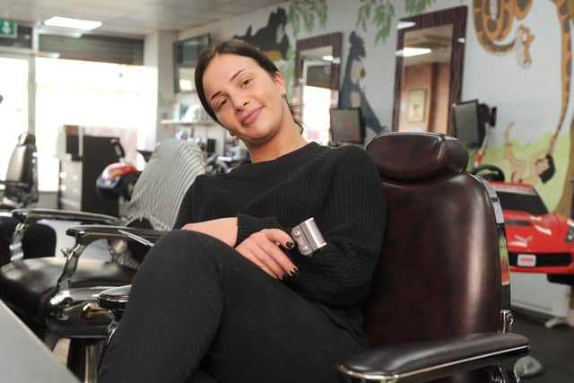 Hairdresser Abbie Docherty is hoping 2019 could be her year to break through in grime music.