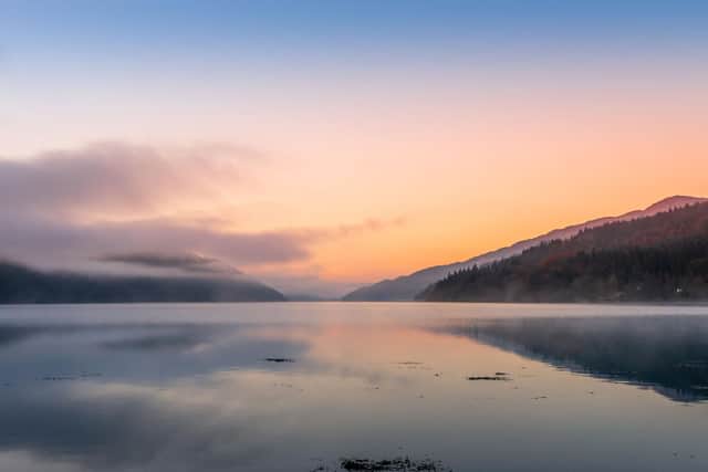 Dawn at Loch Long by Doug Scobie