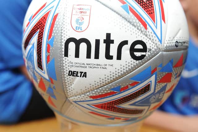 3/4/19   Story:  Glover family with Checkatrade match ball from the 31st of March 2019 at their home in Southsea.Pictured: The ball from the game on 31st of March 2019, Pompey vs SunderlandPicture: Habibur Rahman