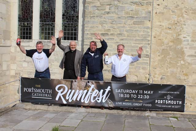 Portsmouth Distillery is teaming up with the cathedral to organise the rum festival in May