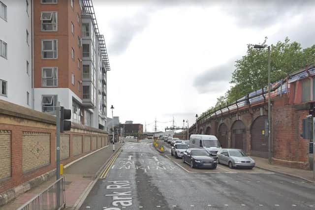 The incident happened outside Gunwharf Quays