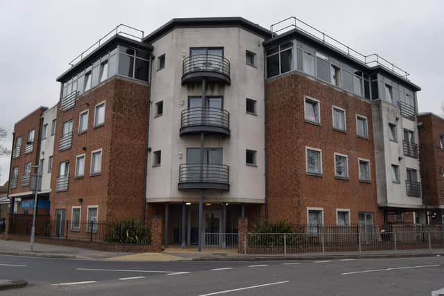 Greywell Heights, in Dunsbury Way, where a 28-year-old man was stabbed in the arm