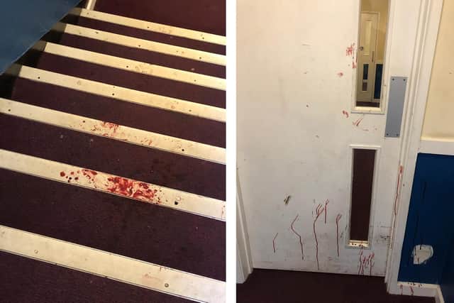 Pictures of the scene Havant stabbing March 22.