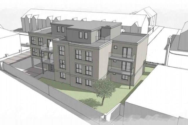 The development planned for the former Mr Pickwick pub in Milton Road, Portsmouth
Picture: HRP Architects