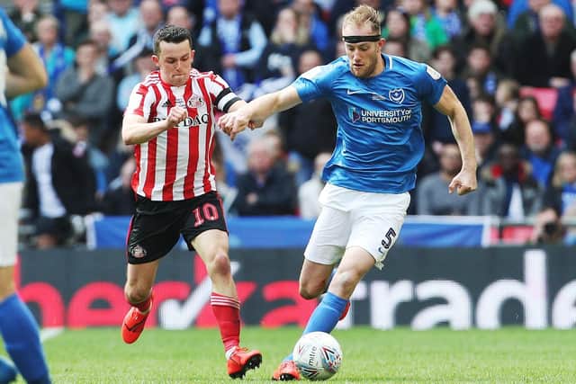 Pompey defender Matt Clarke