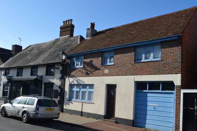 An exterior view of the detached properties adjacent to Woosters, in Emsworth, which has planning permission to become a boutique hotel. Picture: Hazle & Co
