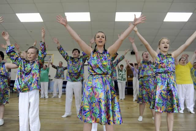 The scene at the Gosport Gang Show dress rehearsal on Saturday. Picture: Ian Hargreaves  (060419-10)